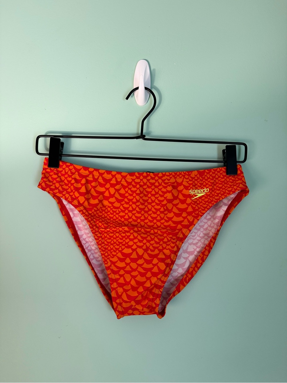 Men’s Speedo Swim Brief in Red/Orange - Size 32 - Excellent Condition NWOT